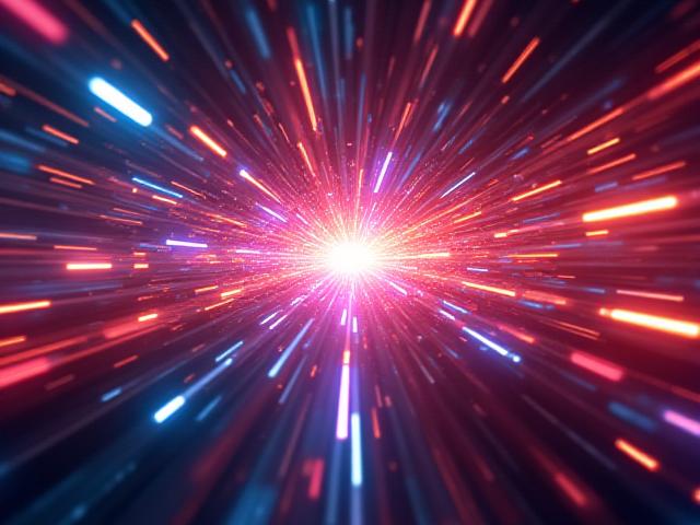Motion graphics, animation colorée et abstraite